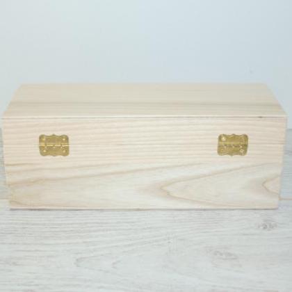 Wooden Gift And Keepsake Box 22.5 X 8 X 8 Cm