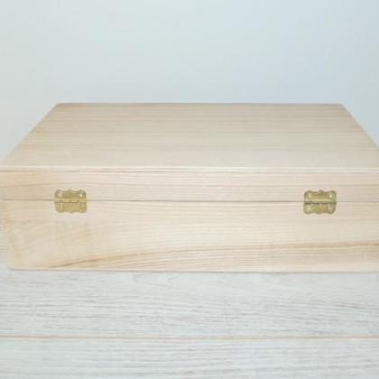 Wooden Storage And Keepsake Box 11.61 X 7.87 X..