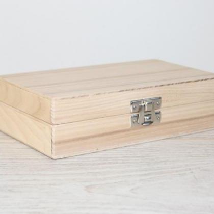 Small Wooden Gift And Keepsake Box 5.90 X 3.15 X..