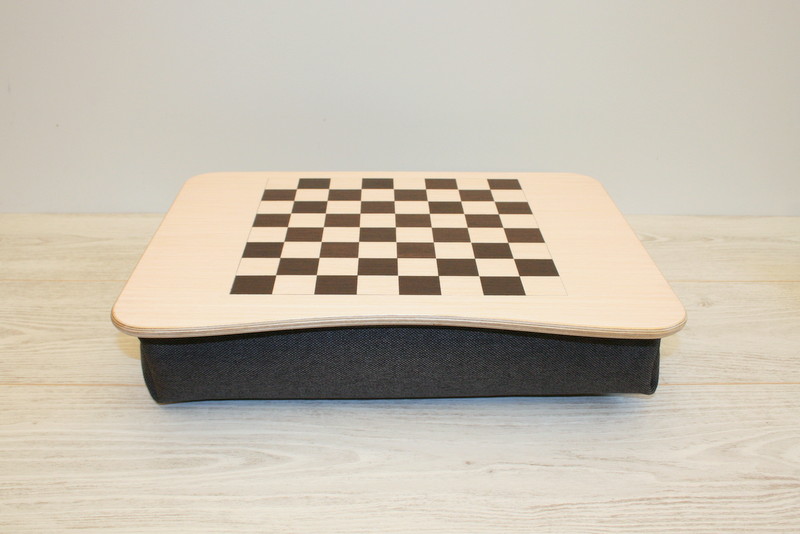 Wooden Laptop Bed Tray / Ipad Table / Laptop Stand "chess`n Checkers"